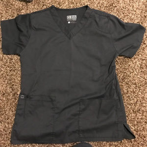 Pewter Gray scrub top
